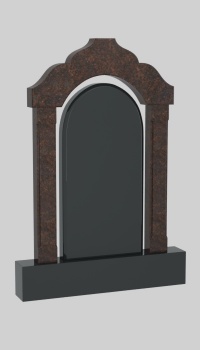 Эксклюзивный памятник с фигурной аркой