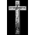 Крест на памятник прямой с Иисусом