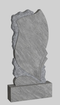 Мраморный памятник со скалой