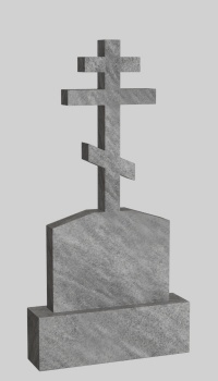 Крест из мрамора с гранями